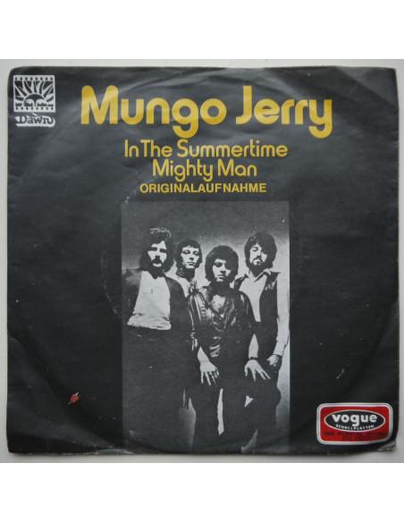 Mungo Jerry - In The Summertime / Mighty Man
