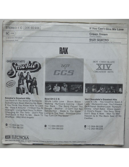 Suzi Quatro - If You Can't Give Me Love