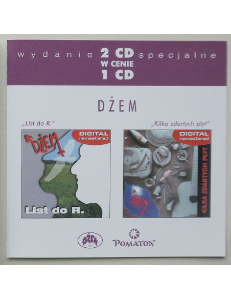 Dżem - List do R. / Kilka zadartych płyt (2cd)
