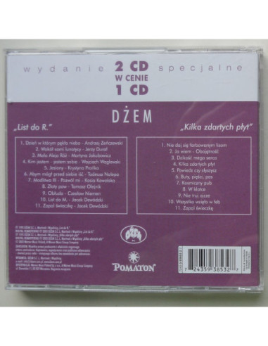 Dżem - List do R. / Kilka zadartych płyt (2cd)