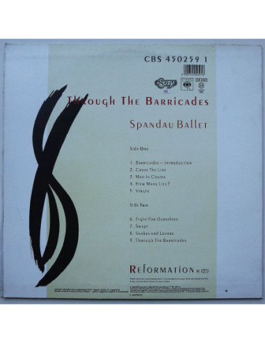 Spandau Ballet - Trough the Barricades