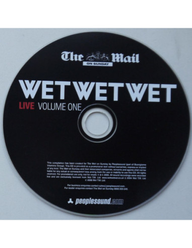 Wet Wet Wet - Live (2cd)