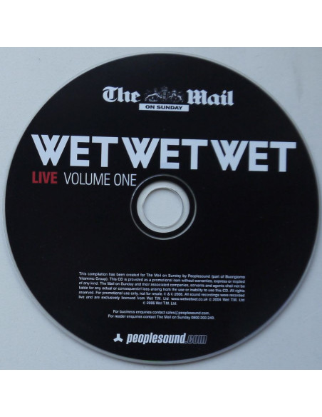 Wet Wet Wet - Live (2cd)