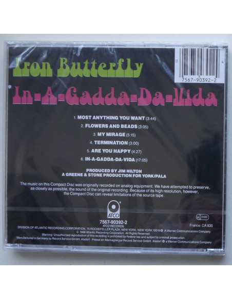 Iron Butterfly - In-A-Gadda-Da-Vida