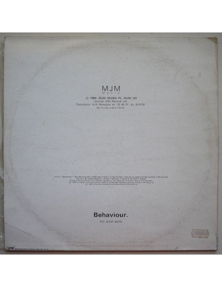 Pet Shop Boys - Behaviour