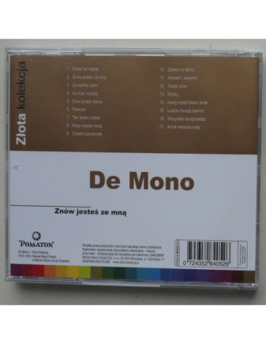 De Mono - Znów jesteś ze mną - Złota kolekcja