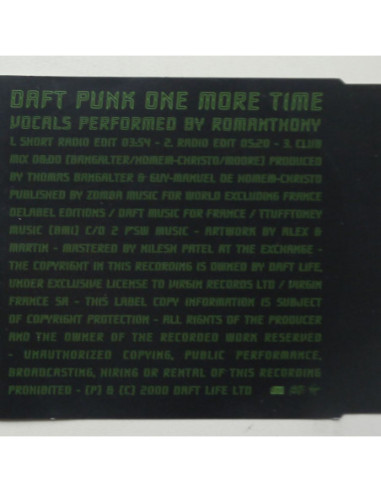 Daft Punk - One More Time (CDS)