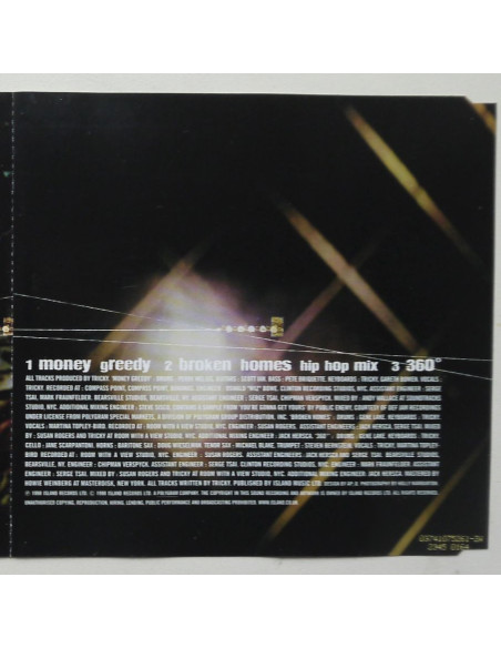 Tricky - Money Greedy (CDS)