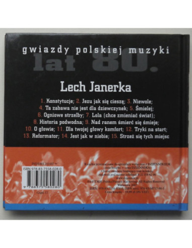 Janerka Lech - Gwiazdy polskiej muzyki lat 80tych
