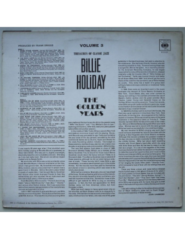 Billie Holiday - The Golden Years – Volume Three