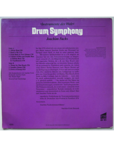 Joachim Fusch - Drum Symphony