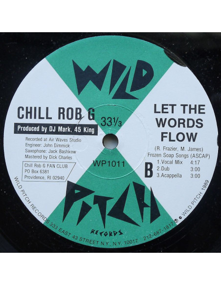 Chill Rob G - The Court Is Now In Session (12’’)