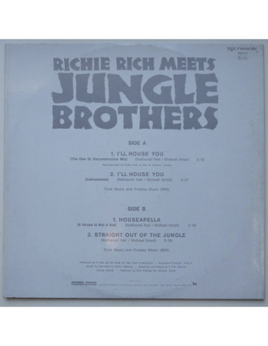 Richie Rich Meets Jungle Brothers - I'll House...