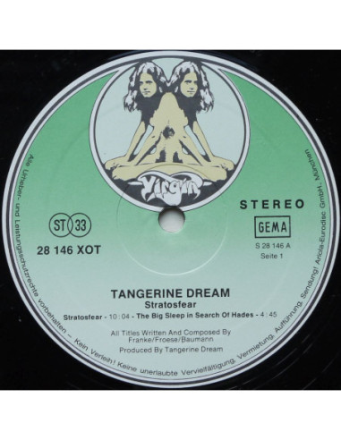Tangerine Dream - Stratosfear