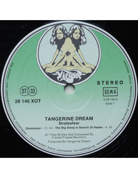 Tangerine Dream - Stratosfear