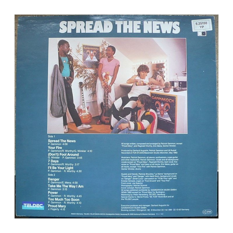 Gammarock - Spread The News