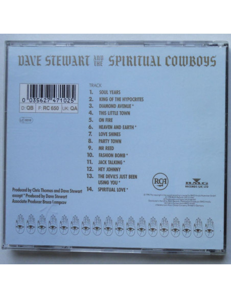 Dave Stewart And The Spiritual Cowboys - Dave Stewart And The Spiritual Cowboys