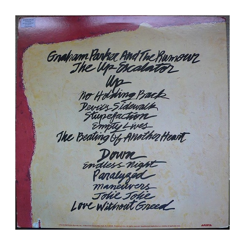 Graham Parker - The Up Escalator