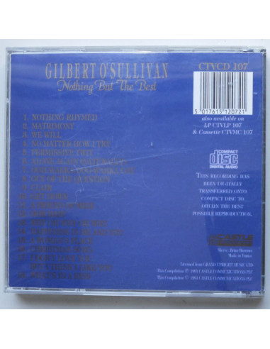 Gilbert O’Sullivan - Nothing But the Best