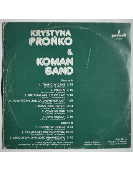 Prońko Krystyna - Deszcz w Cisnej