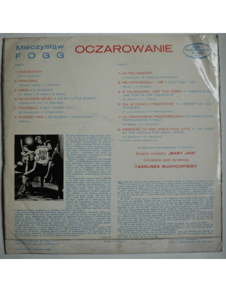 Fogg Mieczysław - Oczarowanie