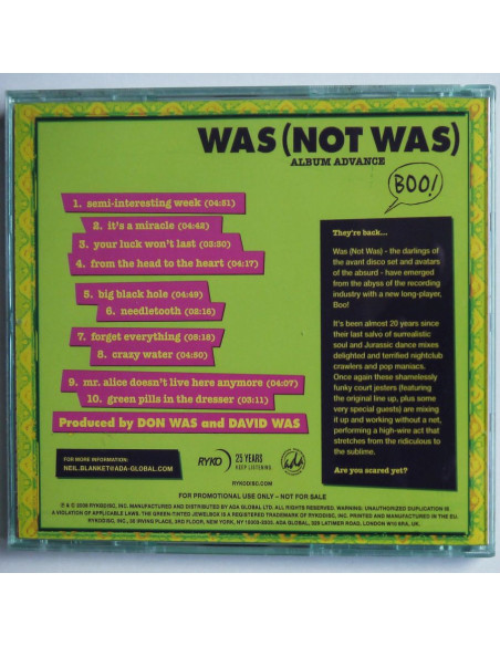 Was (Not Was) - Boo!