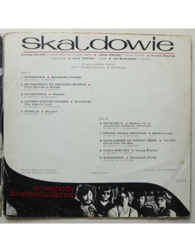 Skaldowie - Od wschodu do zachodu słońca