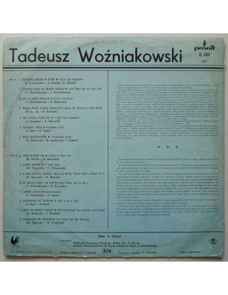 Woźniakowski Tadeusz - Tadeusz Woźniakowski