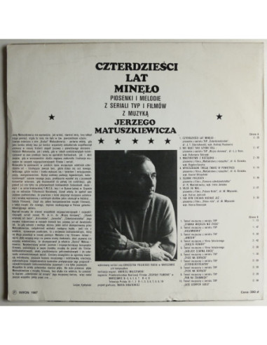 Składanka - Czterdzieści lat minęło – piosenki...