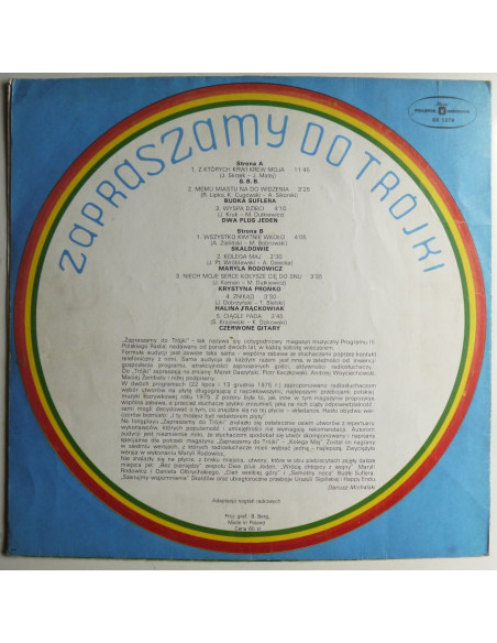 Składanka - Zapraszamy do trójki – Przeboje radiowe