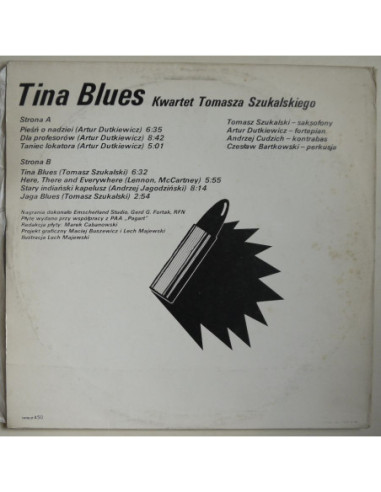 Kwartet Tomasz Szukalskiego - Tina Blues