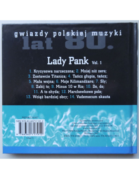 Lady Pank - Gwiazdy polskiej muzyki lat 80-tych vol.1