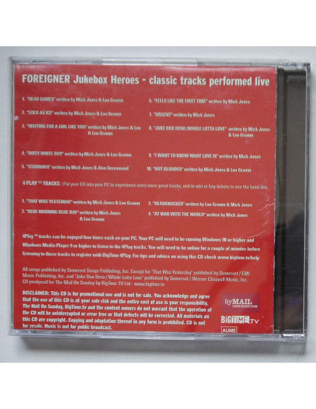 Foreigner - Juke Box Heroes