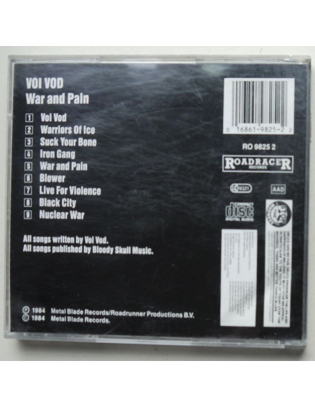 Voi Vod - War and Pain