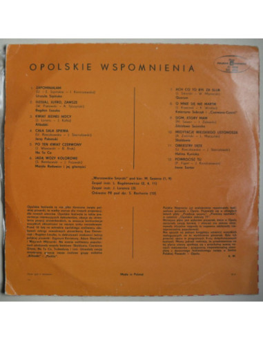 Składanka - Opolskie wspomnienia