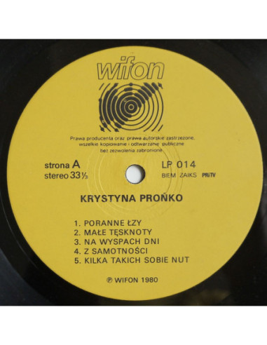 Prońko Krystyna - 1980