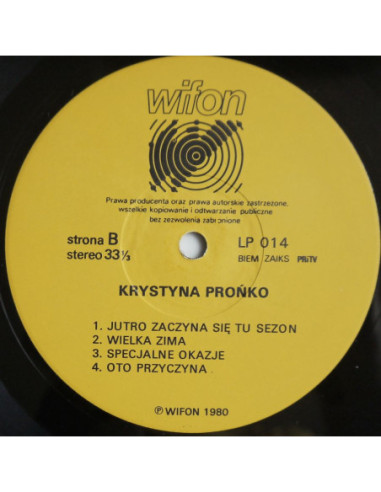 Prońko Krystyna - 1980