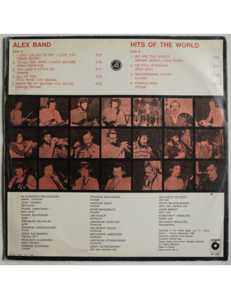 Alex Band - Hits of the world