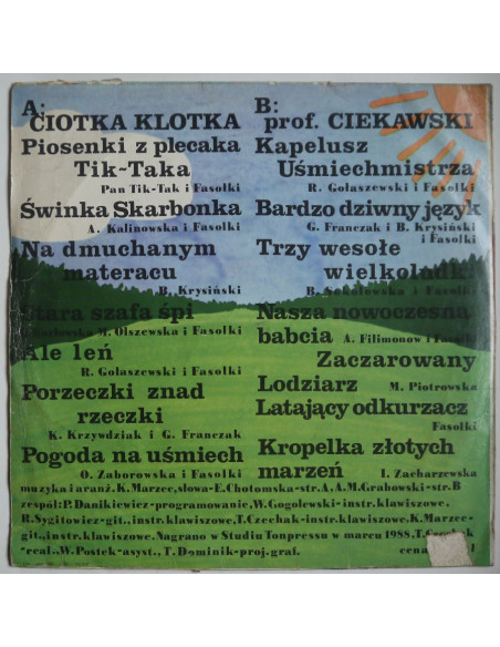 Fasolki - Piosenki z plecaka Tik Taka