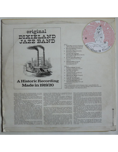 Original Dixieland Jazz Band - A Historic Recording Made In 1919/20