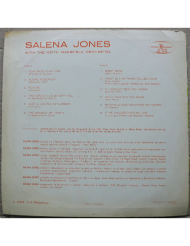 Salena Jones / The Keith Mansfield Orchestra -...