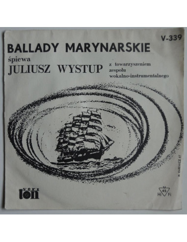 Julisz Wystup z towarzyszeniem zespołu...