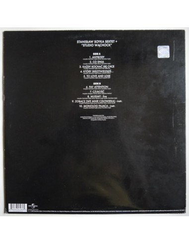 Stanisław Soyka Sextet + - Studio Wąchock