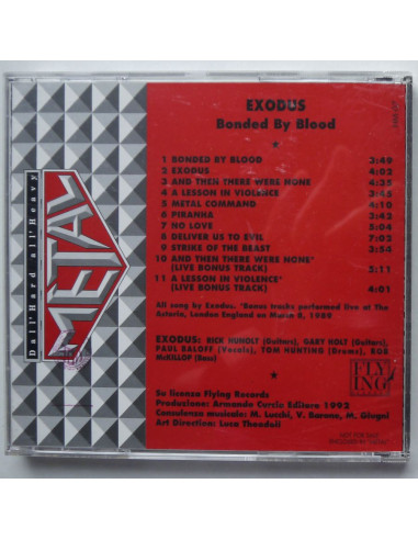 Exodus - Bonded By Blood