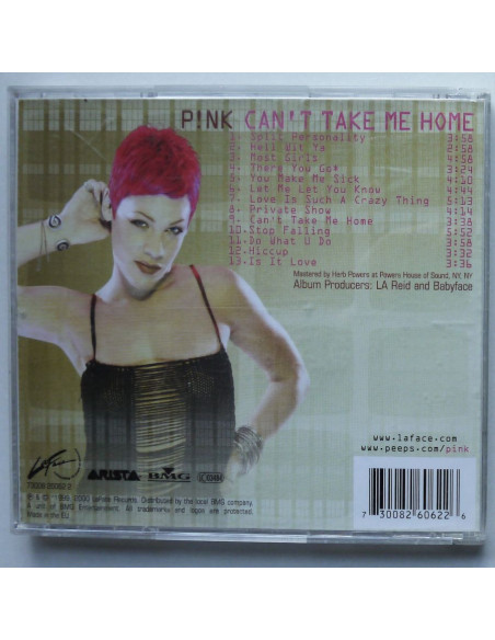 Pink - Can’t Take Me Home