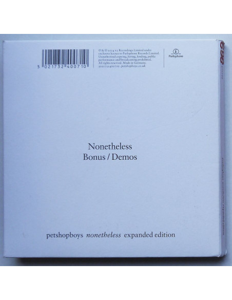 Pet Shop Boys - Nonetheless – Expanded Edition (2cd)