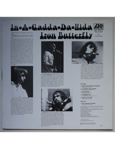 Iron Butterfly - In-A-Gadda-Da-Vida