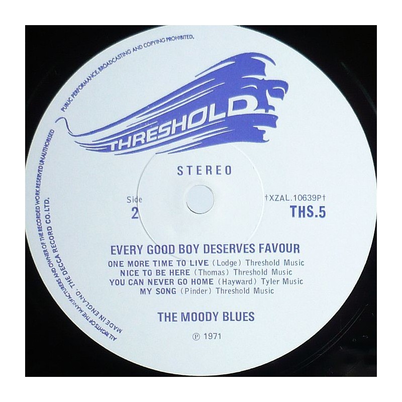 Moody Blues, The - Every Good Boy Deservers...