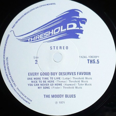 Moody Blues, The - Every Good Boy Deservers Favour (brak okładki)