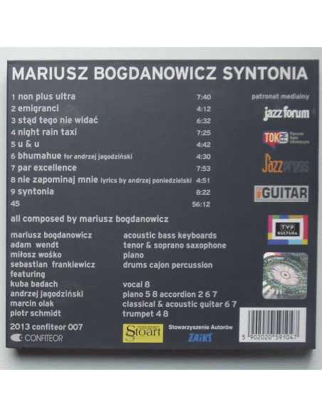 Mariusz Bogdanowicz Quartet - Syntonia
